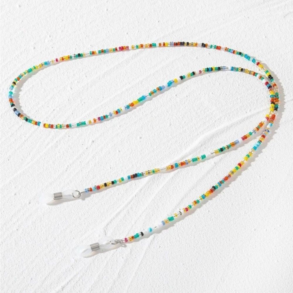 Colorful Beaded Eyewear Chain R293 - Picture 3 of 4